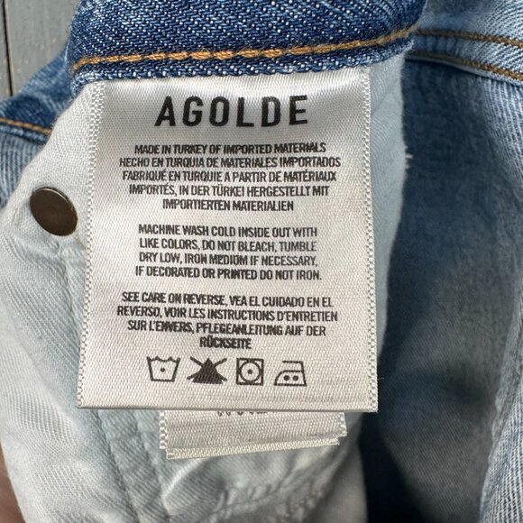 AGOLDE 90's Mid-Rise Loose Fit Jean Isolate Sz 29 - Picture 11 of 16
